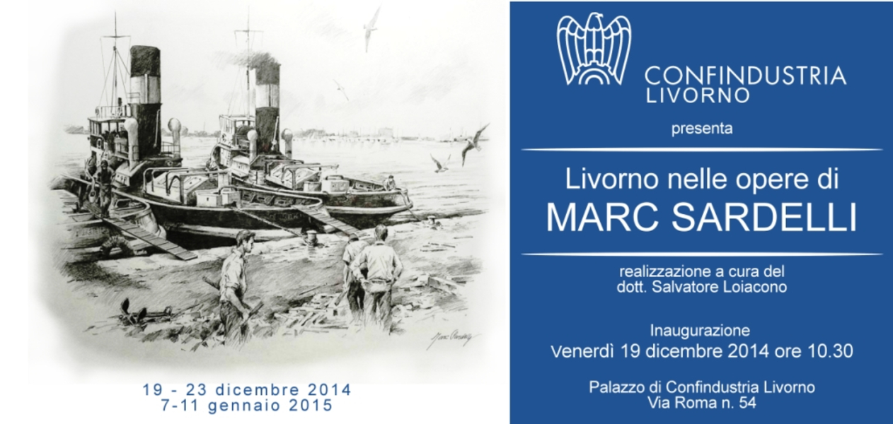 Marc Sardelli in mostra a Confindustria